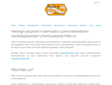 Tablet Screenshot of matlu.fi